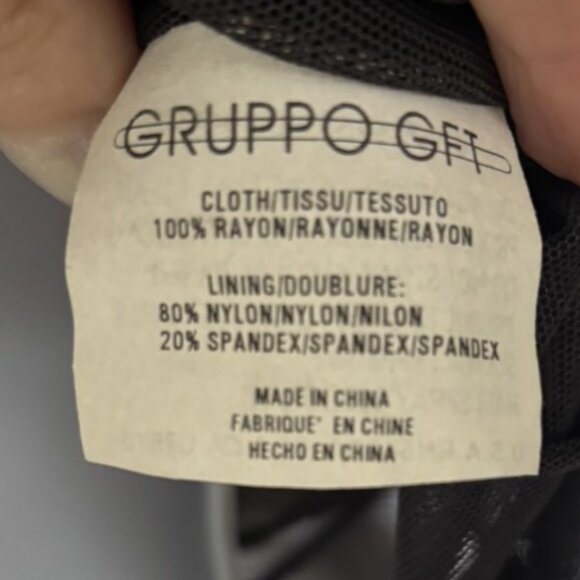 Vintage Emanuel Ungaro Chainmail Grey evening top Size 46/12 - Picture 4 of 7